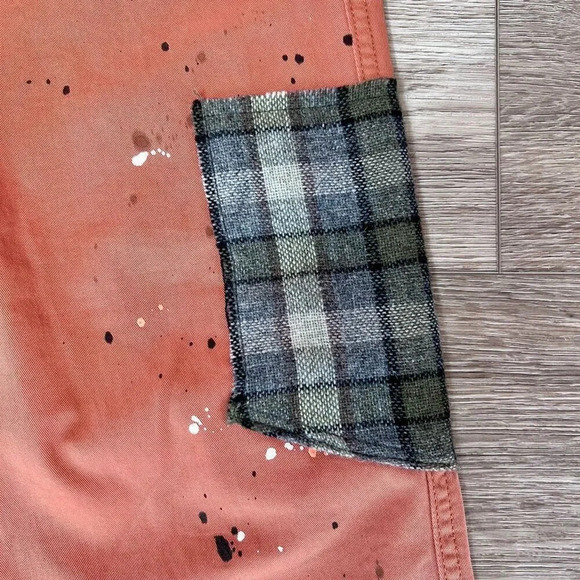 TVI Handmade In Los Angeles Women's Pink‎ Pocket Detail  Patched Pants - Picture 7 of 8